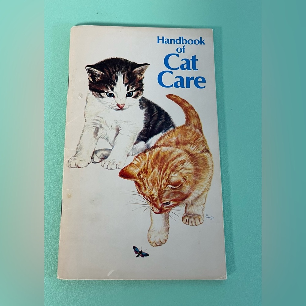Vintage 1980’s Purina Handbook of Cat Care, Vintage Booklet, Cat book